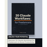 20 Claude Workflows for Freelancers — AI workflow pack for freelancers, instant digital download