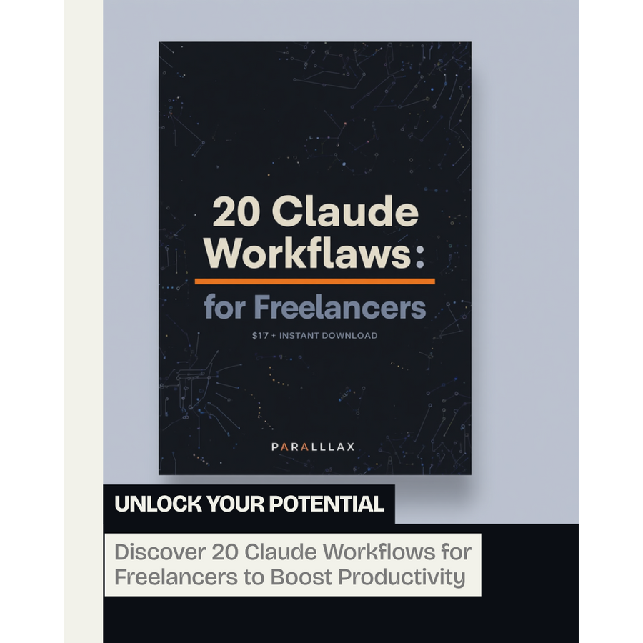 20 Claude Workflows for Freelancers — AI workflow pack for freelancers, instant digital download