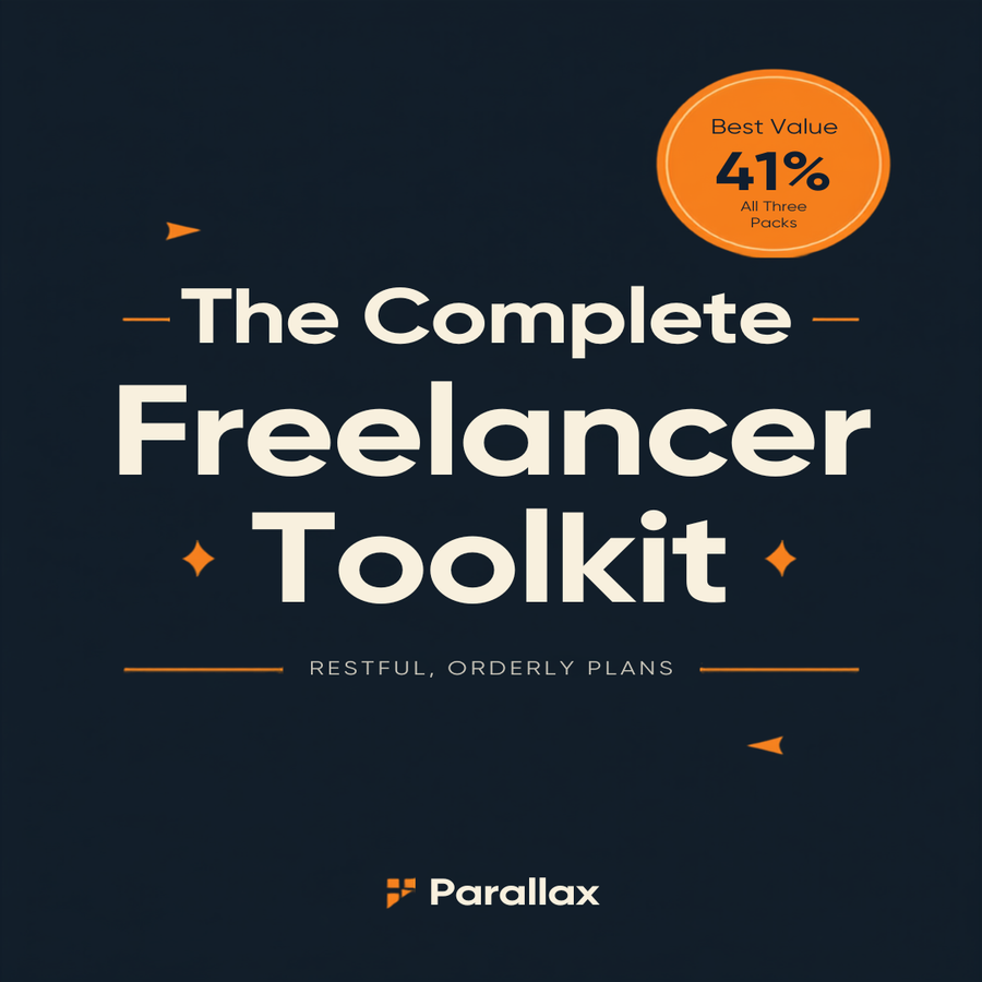 The Complete Freelancer Toolkit — all three packs bundled, best value, instant digital download