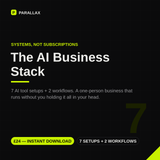 The Freelancer's Tech Stack — 7 tool setups and 2 workflows for freelancers, $22, instant download